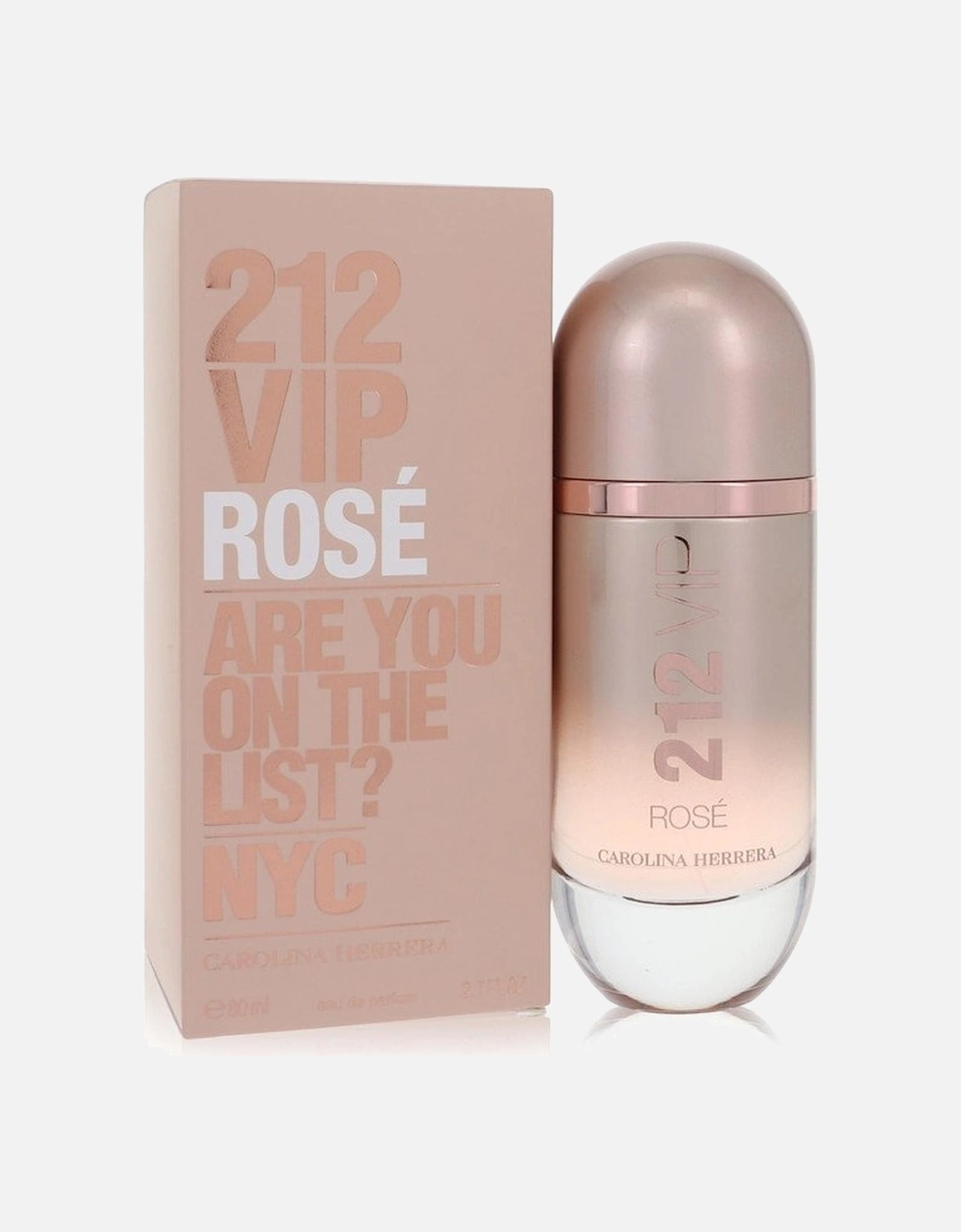 212 VIP Rose by Eau De Parfum Spray 2.7 oz for Women - Rose Gold, 2 of 1
