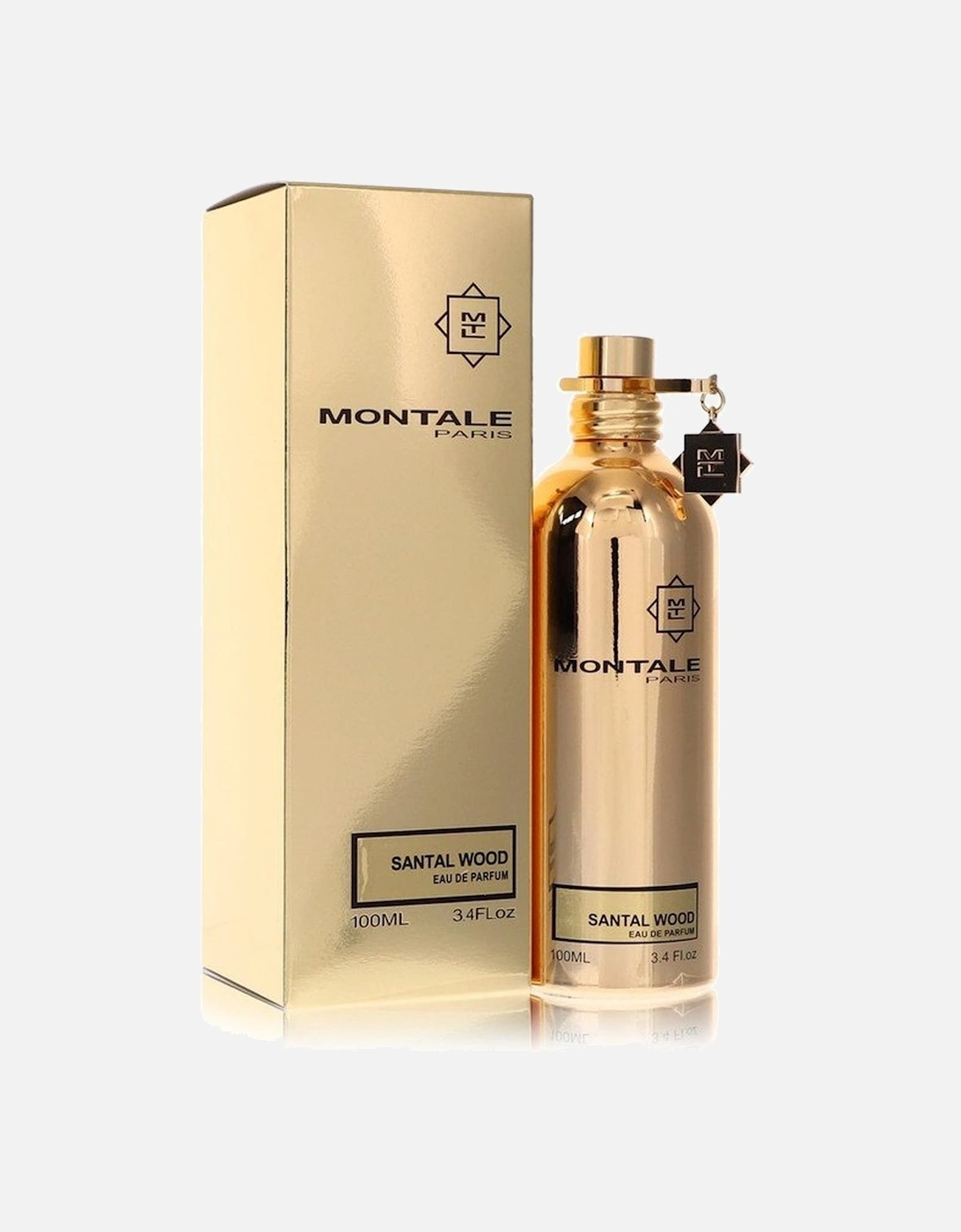 Santal Wood by Eau De Parfum Spray (Unisex) 3.4 oz for Women - Gold, 2 of 1