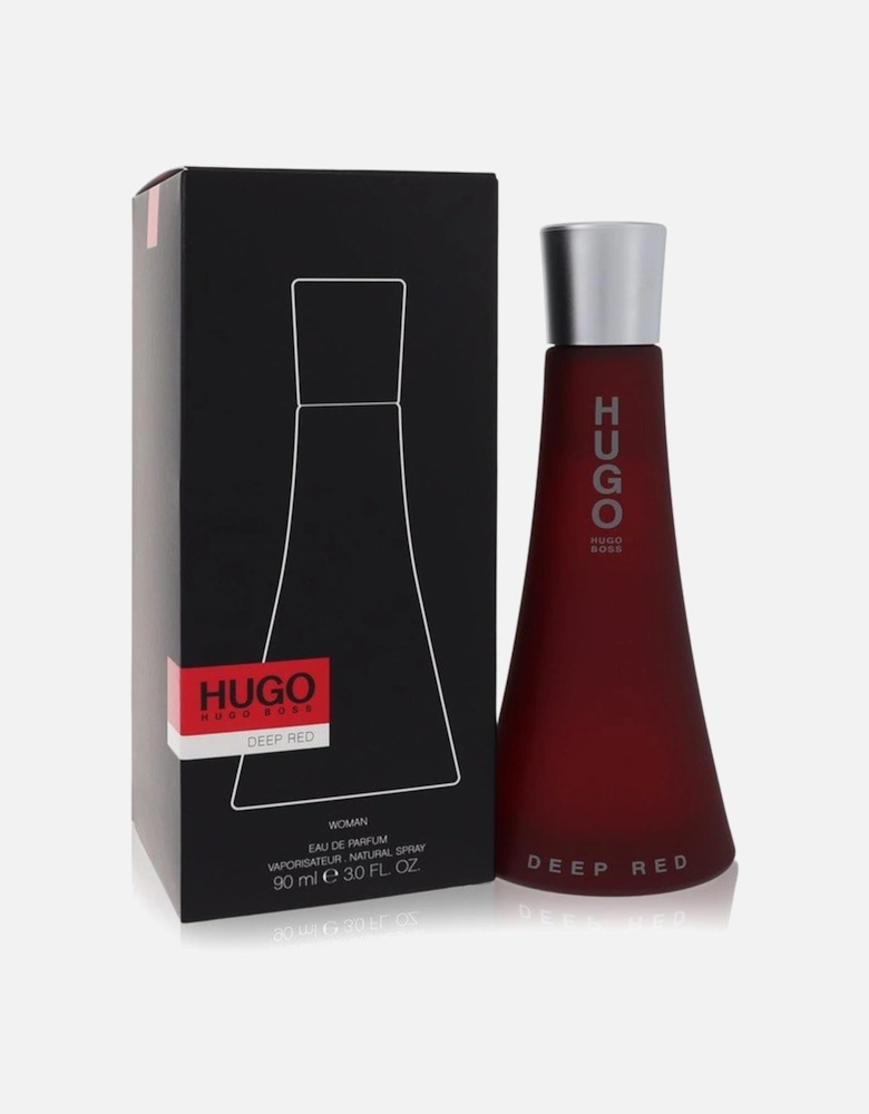 hugo DEEP RED by Eau De Parfum Spray 3 oz for Women