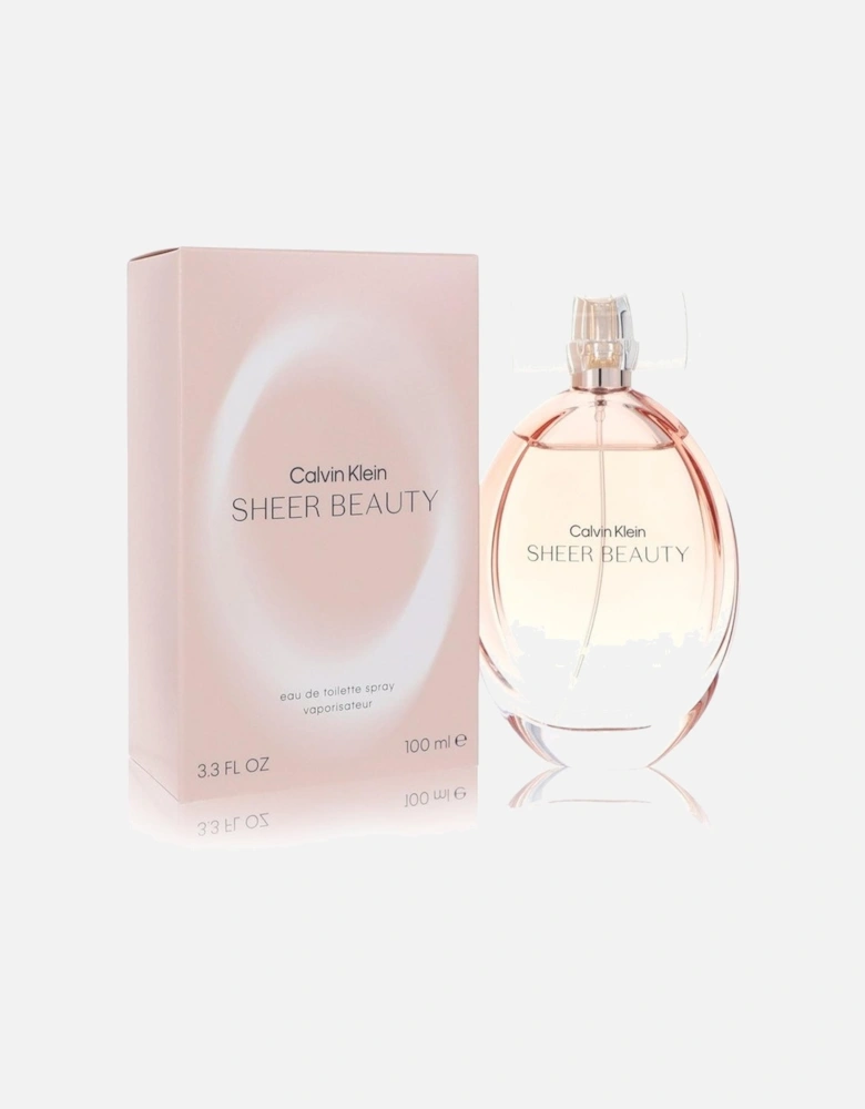 Sheer Beauty by Eau De Toilette Spray 3.4 oz for Women - Soft Pink