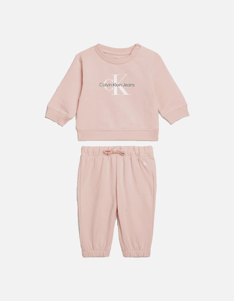 Baby Logo Tracksuit Pink