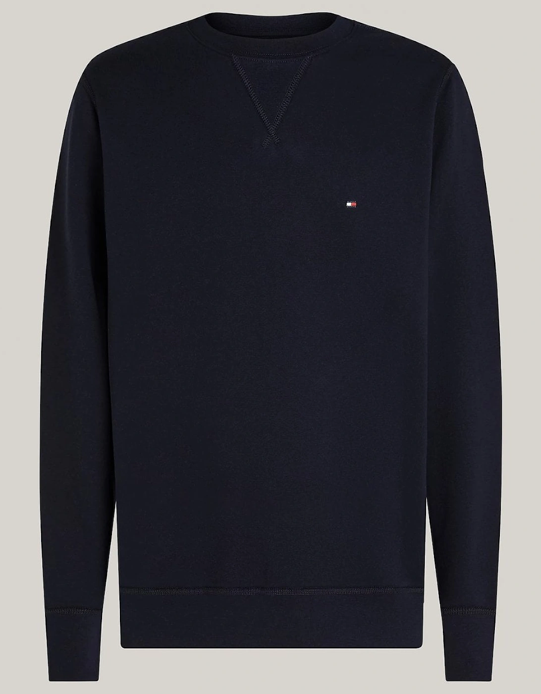 Tommy Hilfiger Men's Blue/Black Essential Fleece Sweatshirt - - : 42/Regular Xl