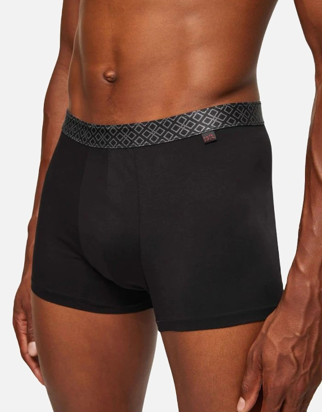 Band 57 Pima Cotton Boxer Trunk, Black