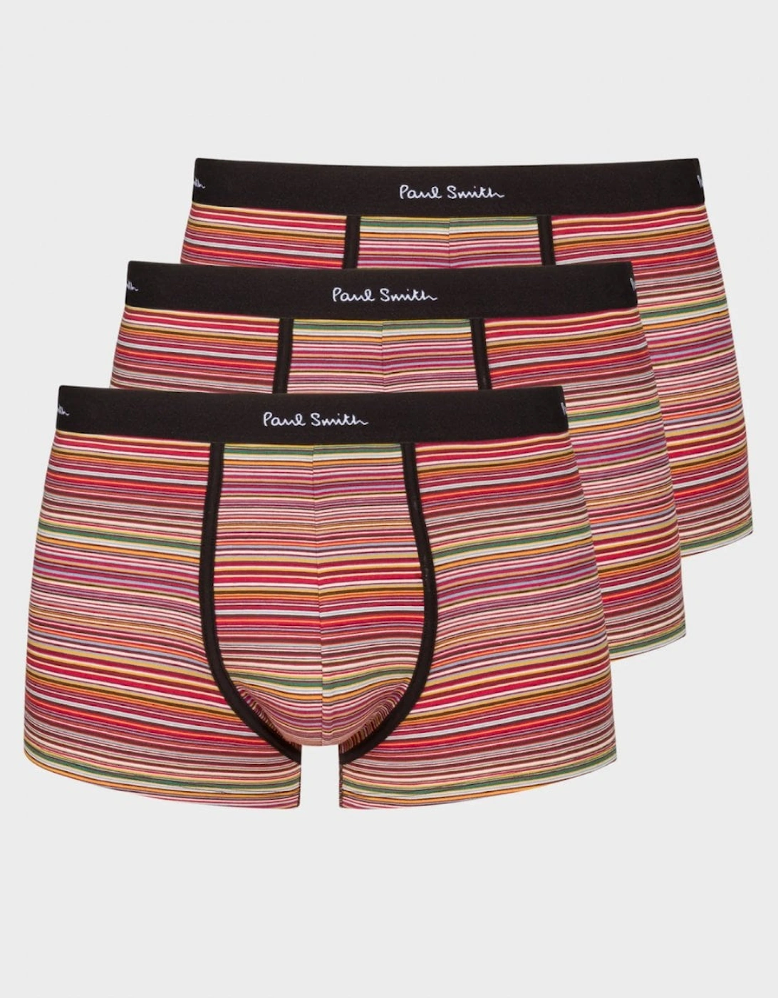 3 Pack Mens Signature Stripe Trunks, 6 of 5