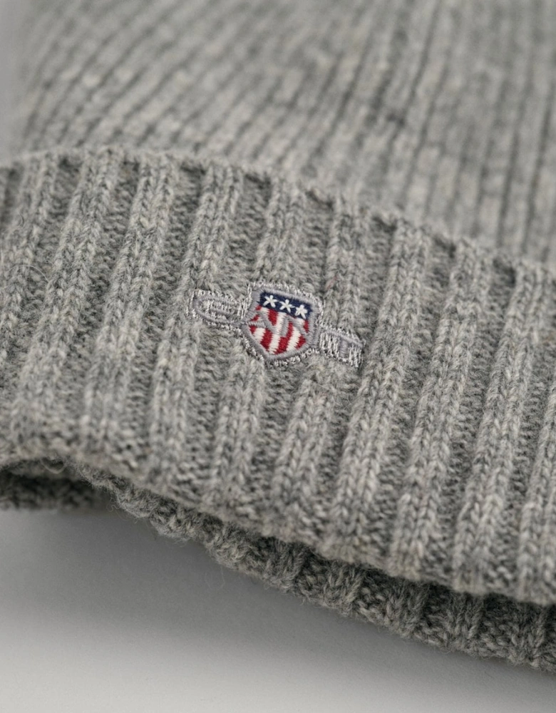 Unisex Shield Wool Beanie