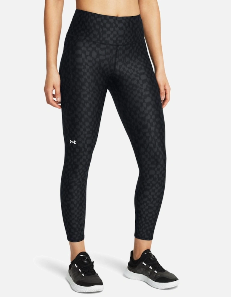 HeatGear No-Slip Waistband Printed Ankle Leggings