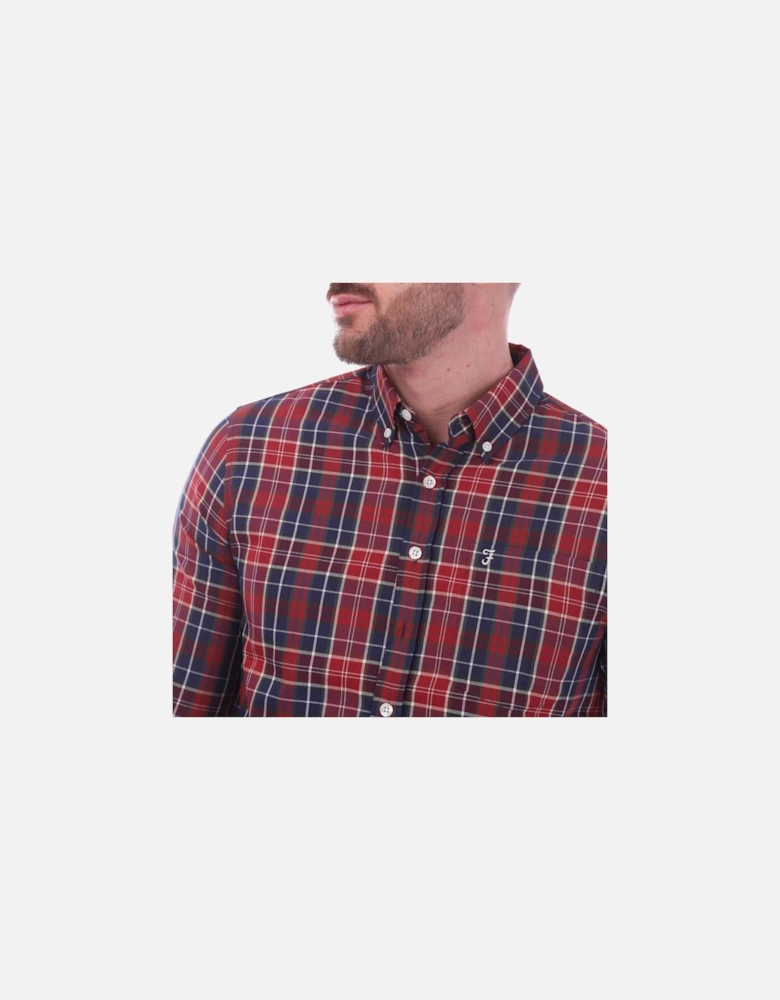 Mens Edina Check Oxford Shirt