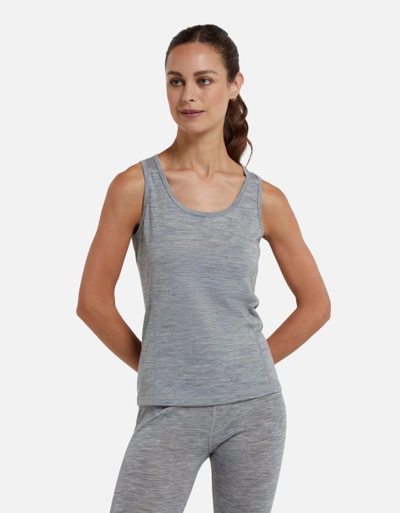 Womens/Ladies Merino Wool Cami Vest Top