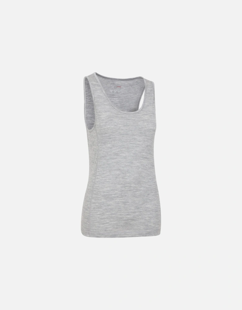 Womens/Ladies Merino Wool Cami Vest Top