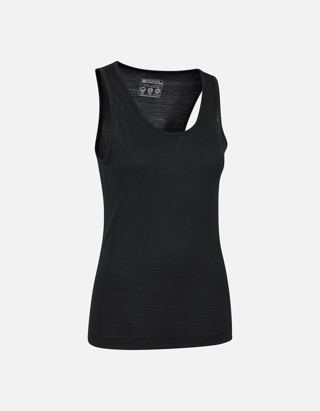 Womens/Ladies Merino Wool Cami Vest Top