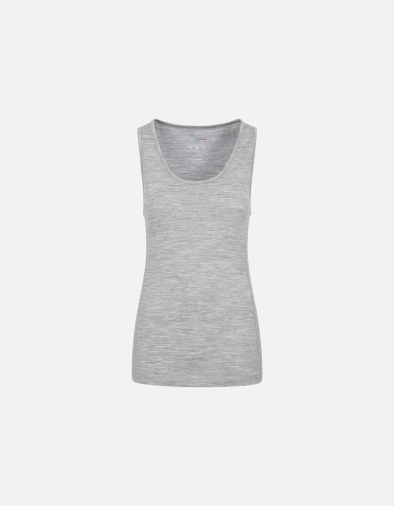 Womens/Ladies Merino Wool Cami Vest Top