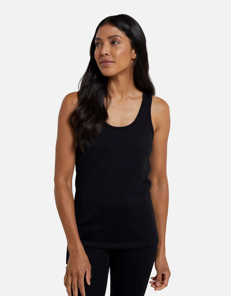 Womens/Ladies Merino Wool Cami Vest Top