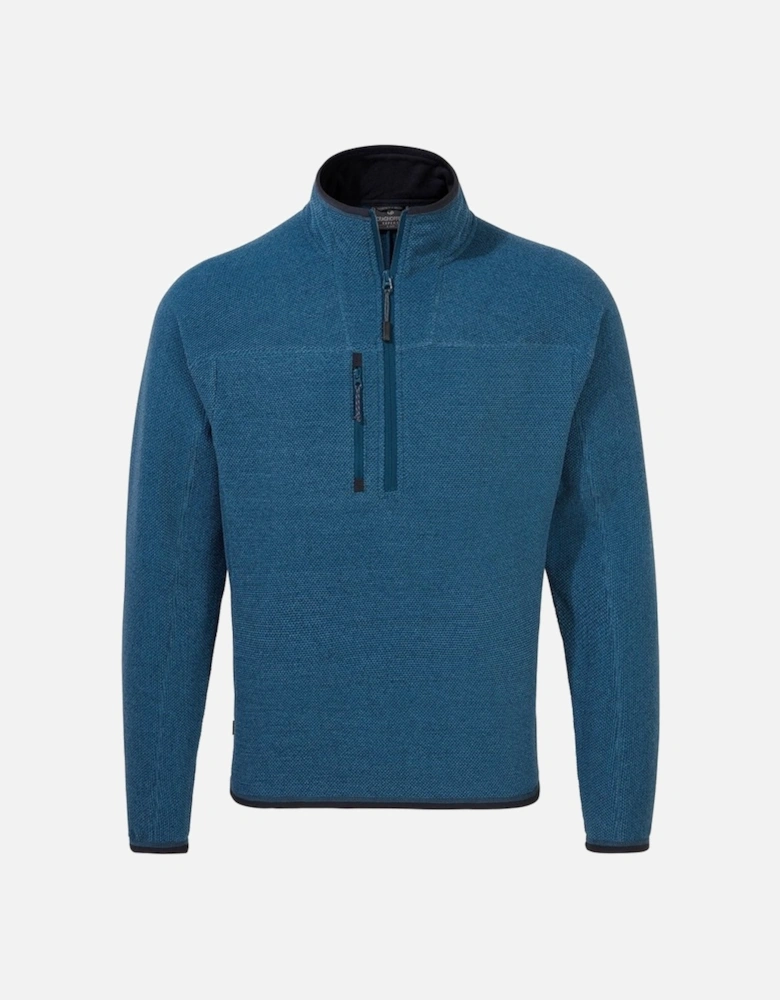 Mens Expert Active Marl Half Zip Fleece Top