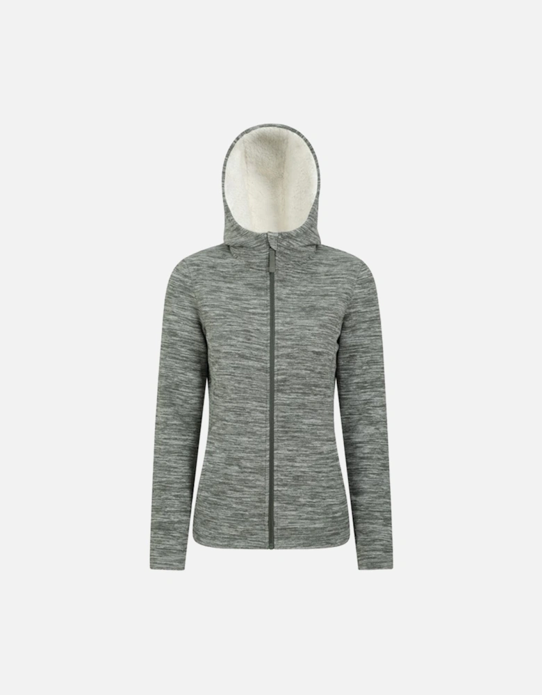 Womens/Ladies Snowdonia Fleece Full Zip Hoodie