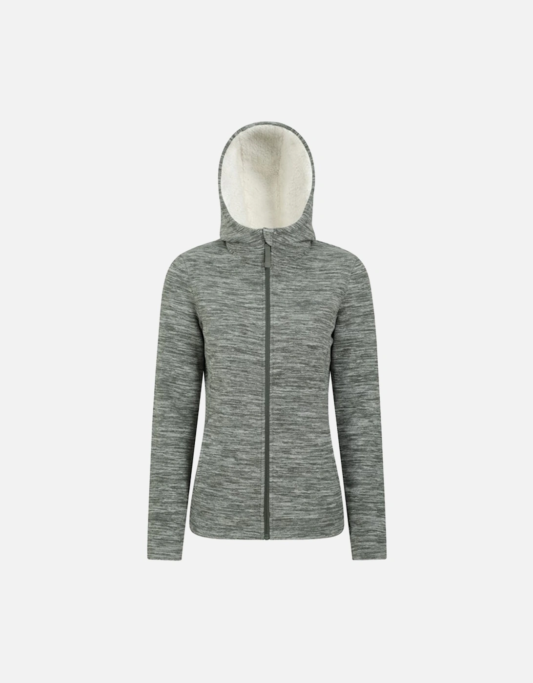 Womens/Ladies Snowdonia Fleece Full Zip Hoodie, 5 of 4