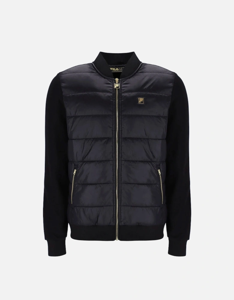 Gold Tonkin Puffer Front Jacket - Black