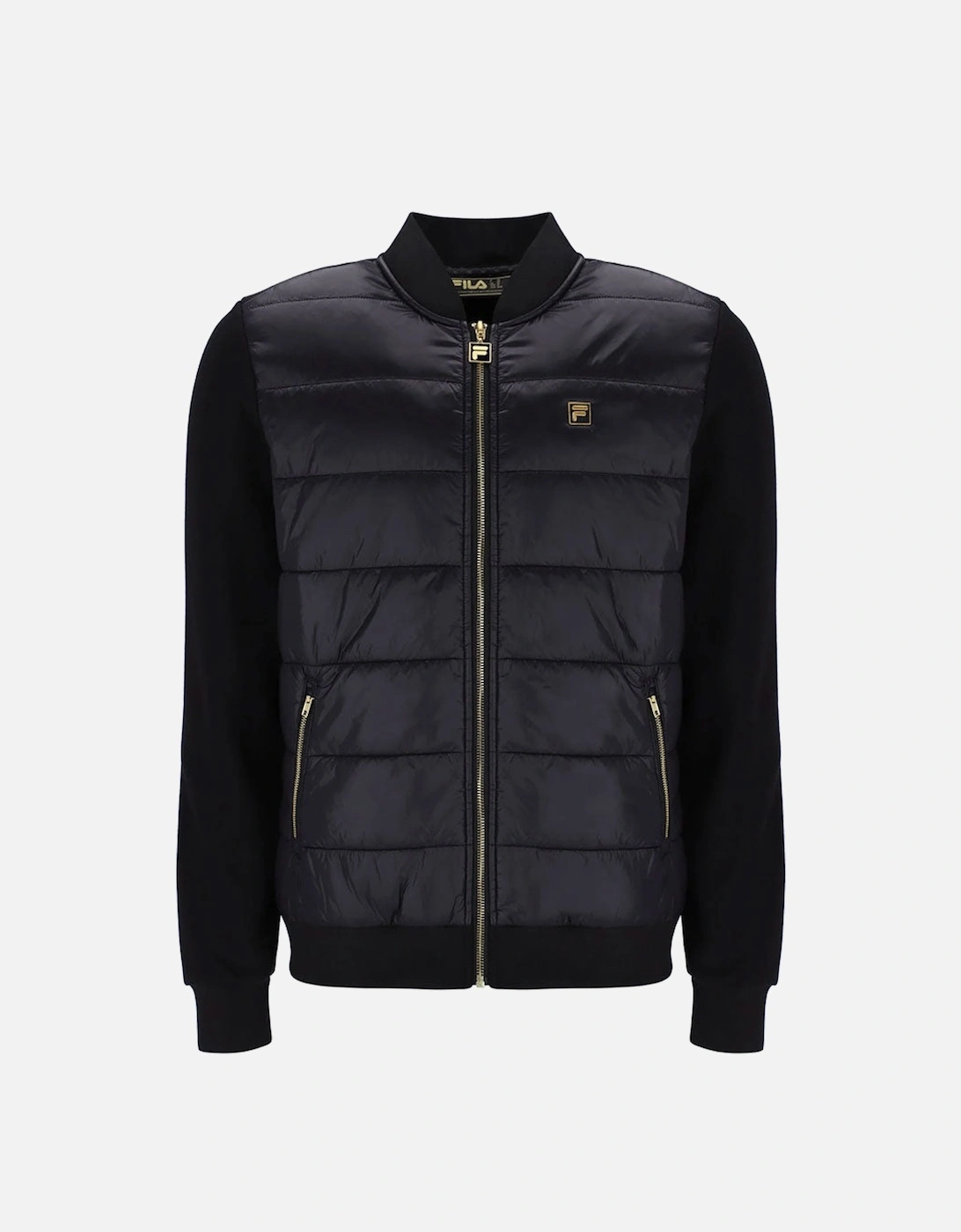 Gold Tonkin Puffer Front Jacket - Black