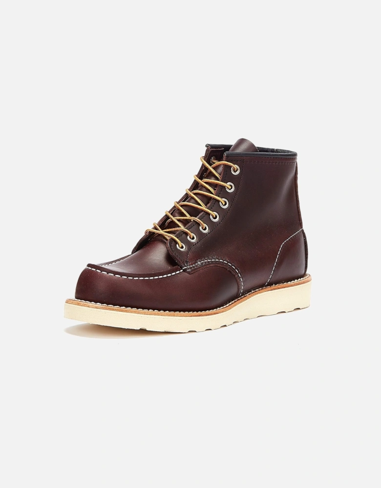 Shoes Classic Moc Toe Excilbur Mens Black Cherry Boots