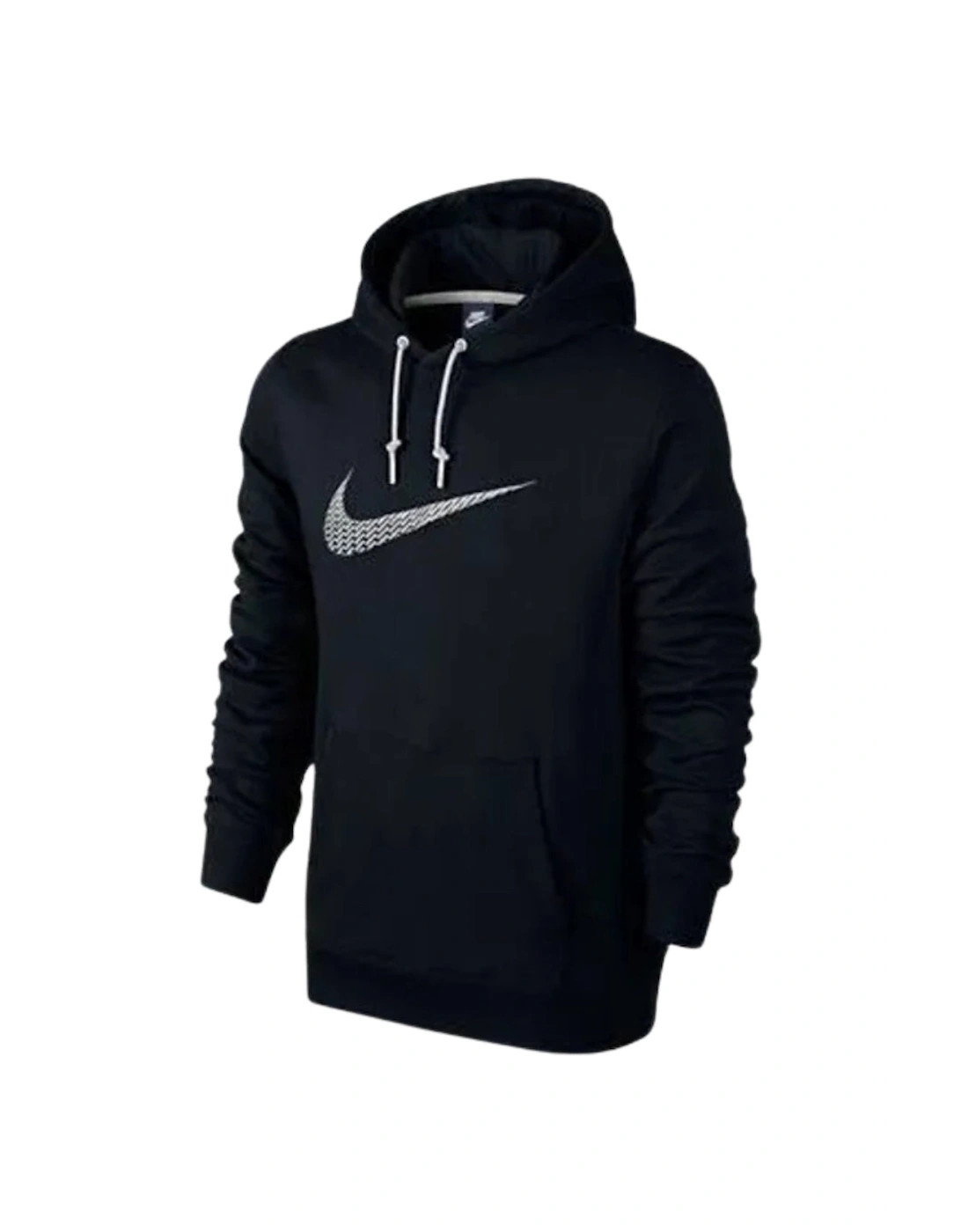 Swoosh Logo Black Hoodie, 2 of 1