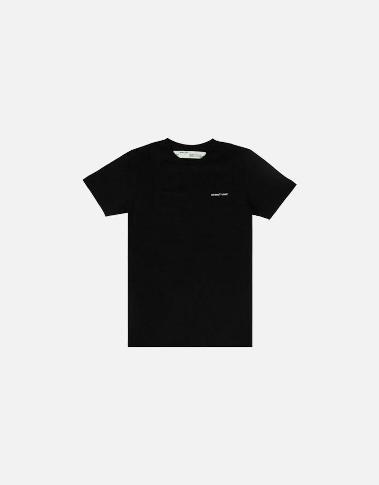 Small Logo Slim Fit Black T-Shirt