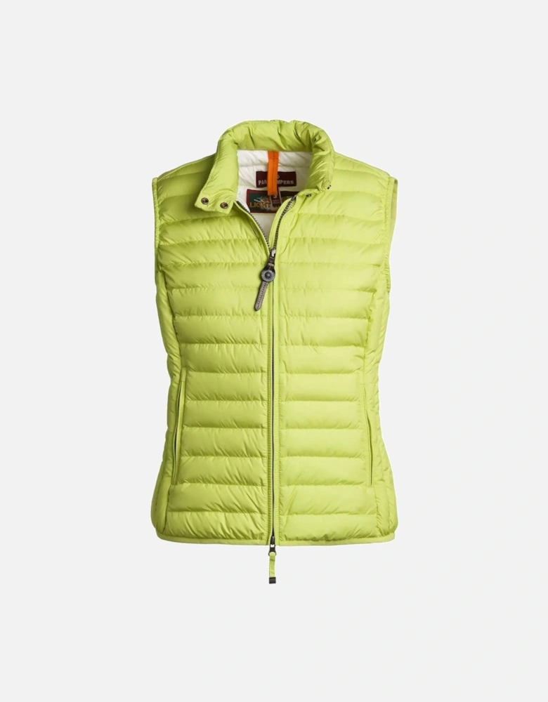 Dodie Lime Green Gilet Jacket