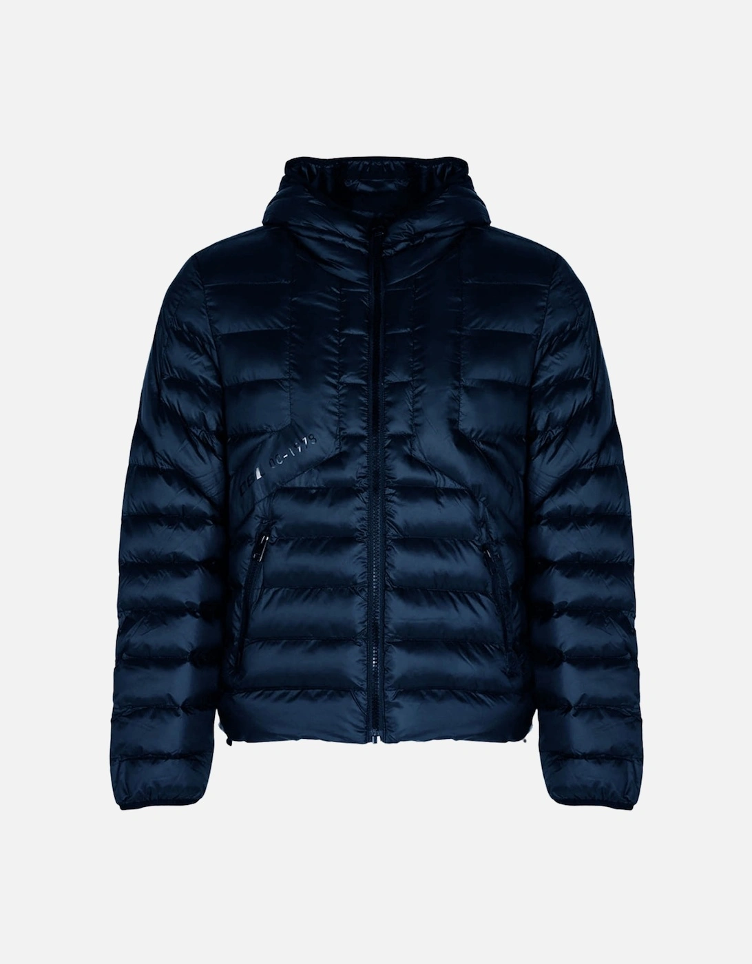 Water Repellent Navy Blue Down Jacket, 4 of 3