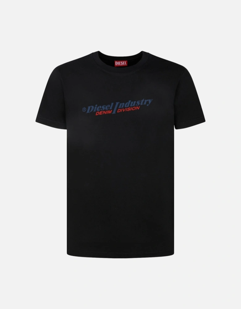 Industry Denim Logo Black T-Shirt