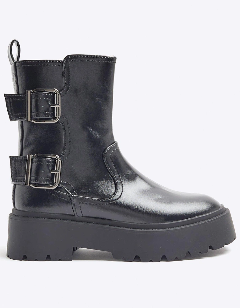 Chunky Block Boot - Black