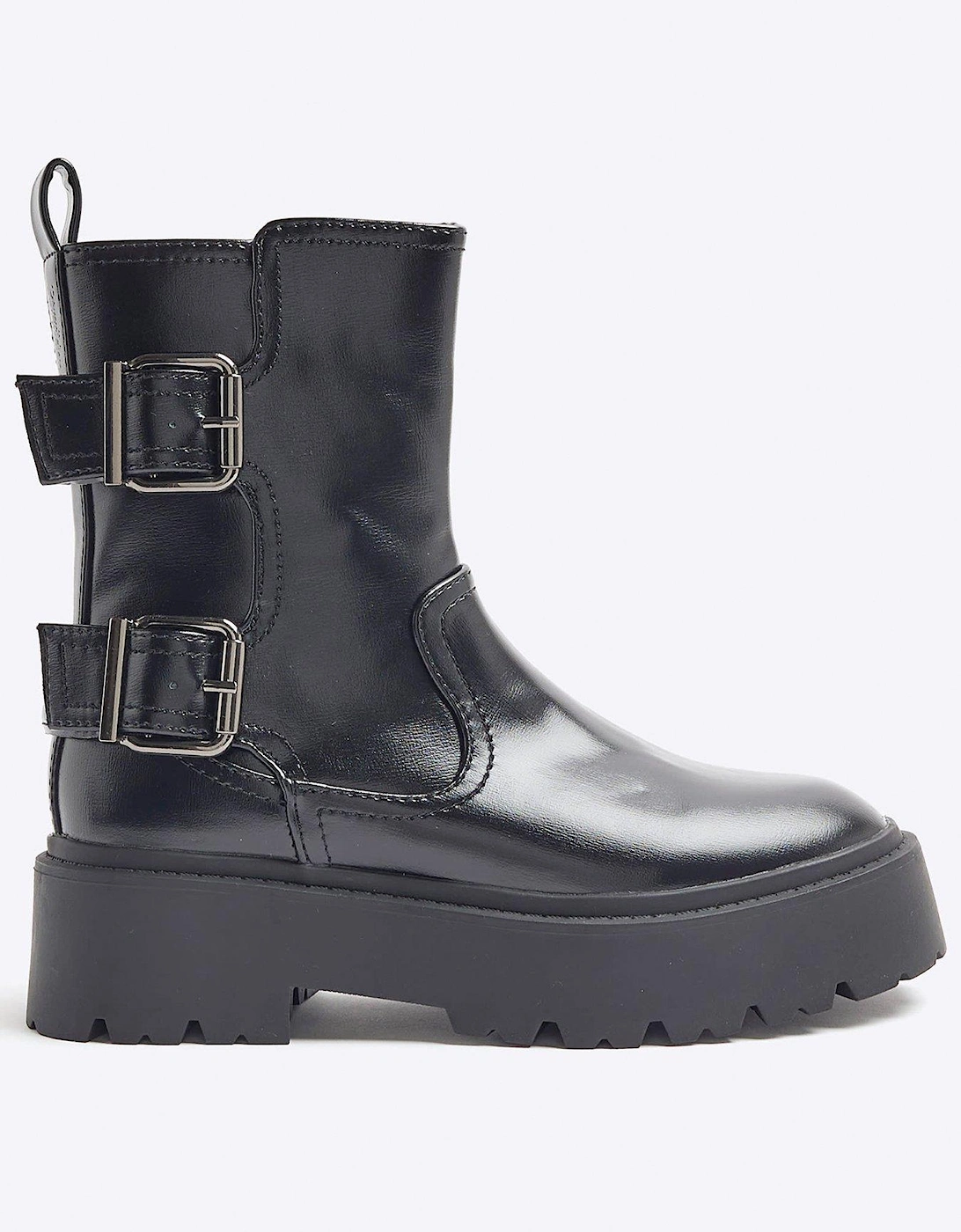 Chunky Block Boot - Black, 7 of 6