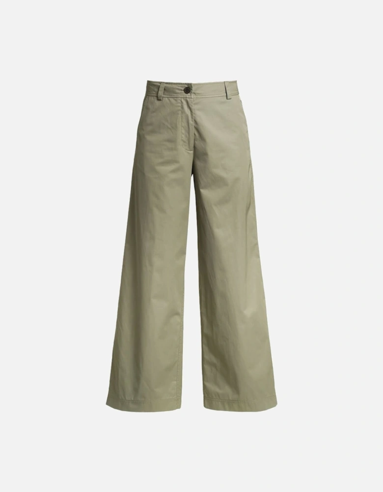 Amazonas Sage Green Wide Flared Trousers