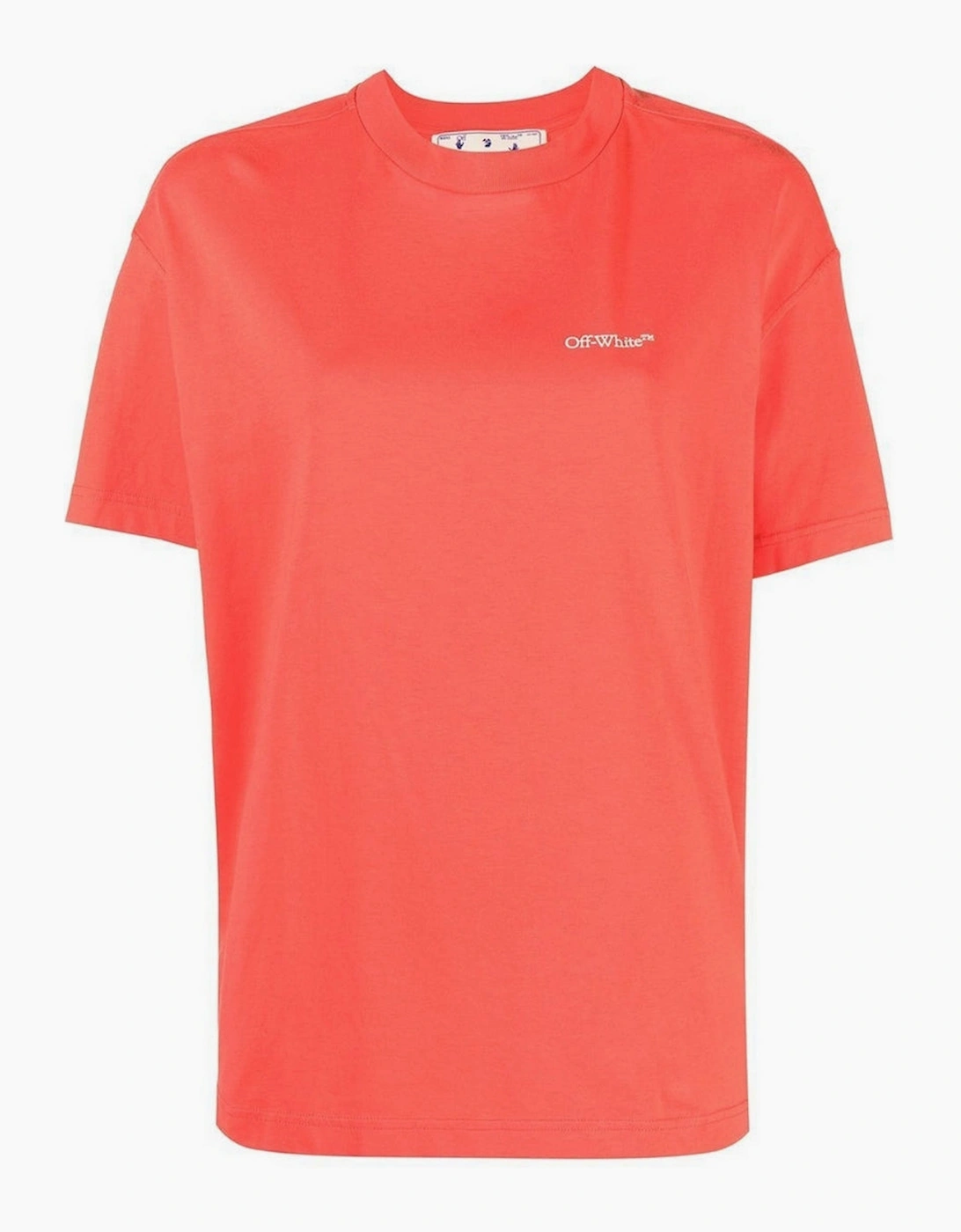 Off-White Women's Red Bookish Casual T-Shirt - Size 10/8