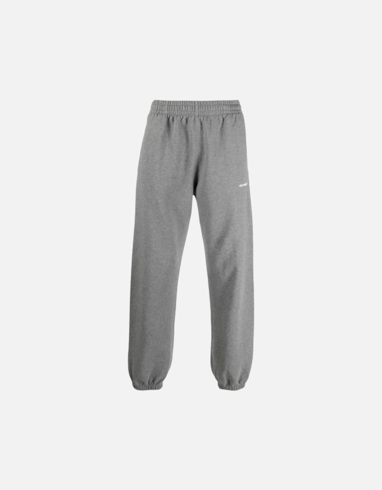 Wave Out! Diag Slim Fit Grey Sweat Pants