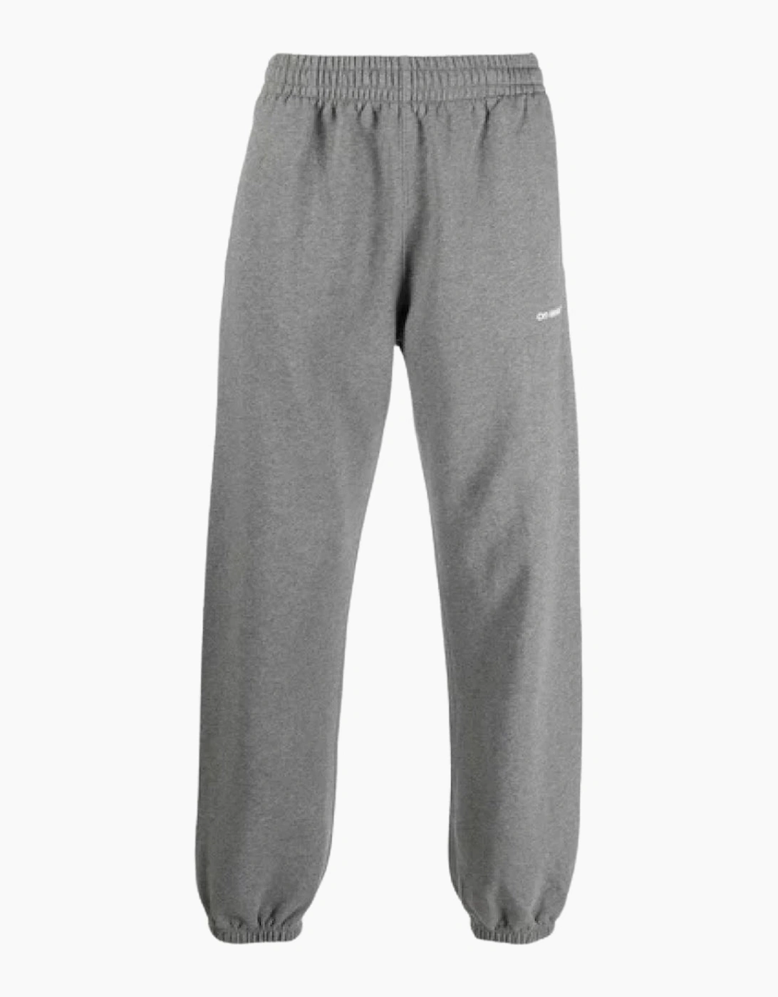 Men's Off-White Wave Out! Diag Slim Fit Grey Sweat Pants - Size: 35/34/32