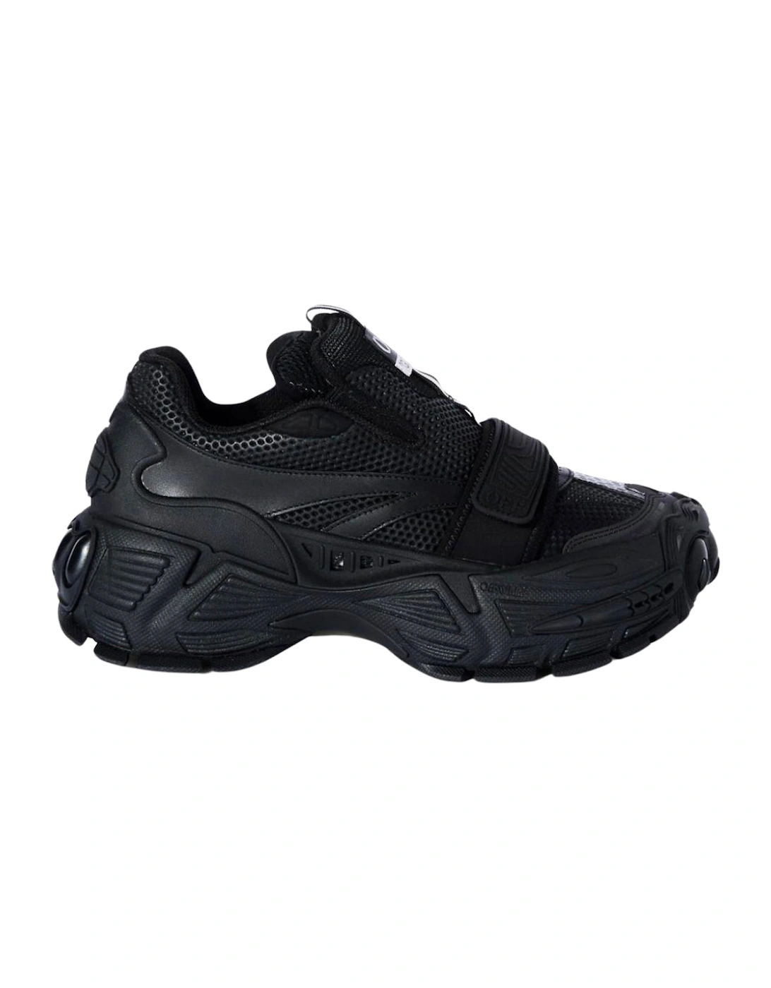 Men's Off-White Glove Slip Black Sneakers - Size: 9