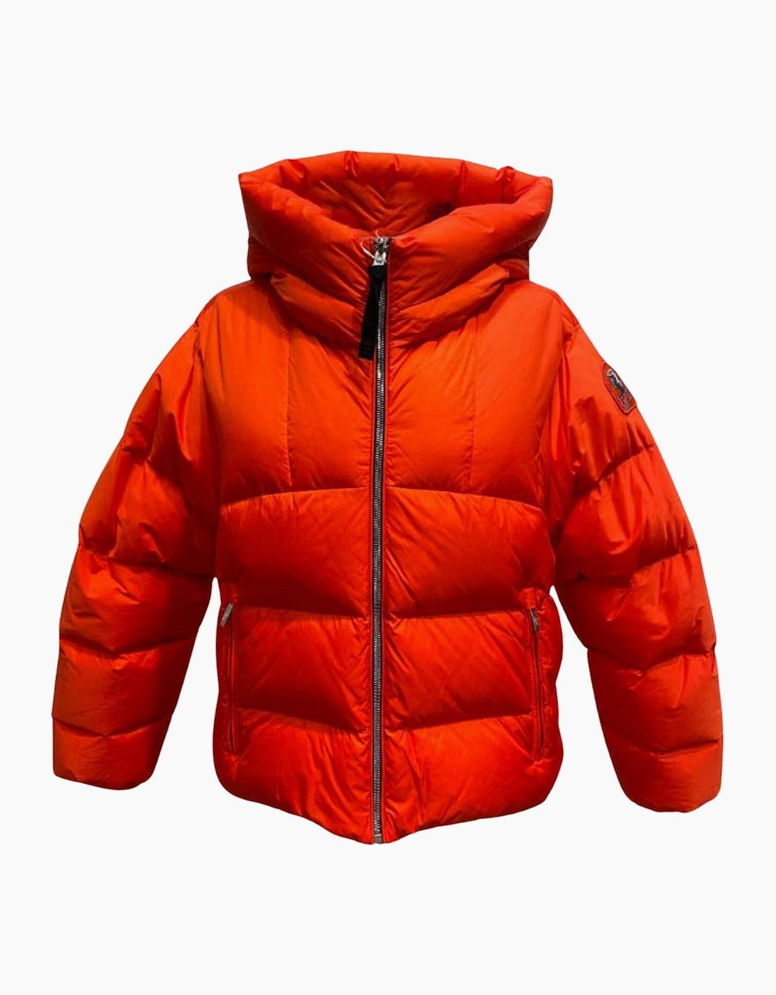 Women's Parajumpers Cynthia Reverso Orange Down Jacket - Red - Size: 10/8