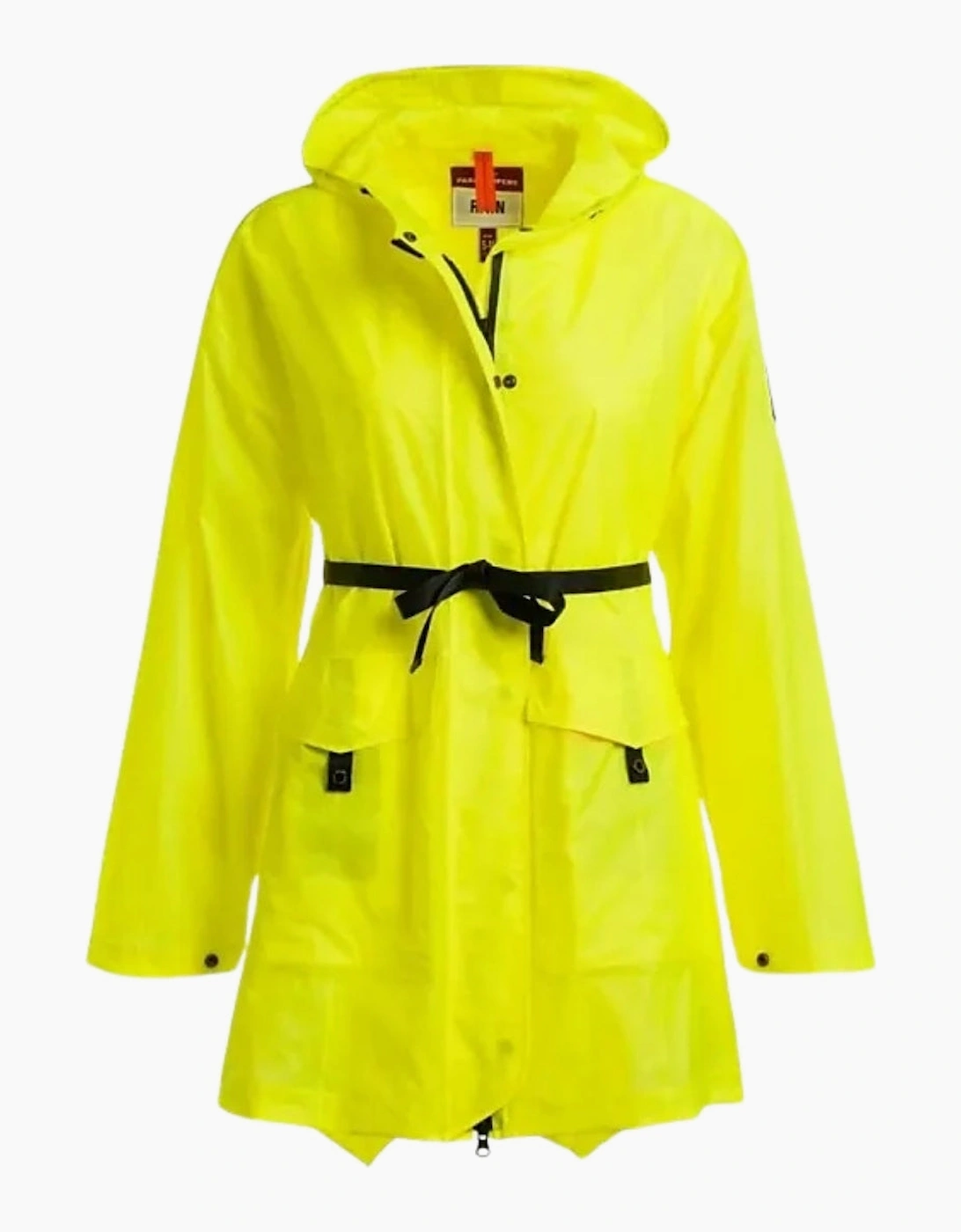 Women's Parajumpers Tilda Highlighter Yellow Windbreaker Jacket - Size: 10/8