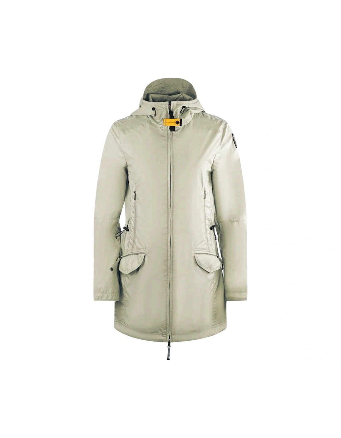 Women's Parajumpers Morgana Beige Hooded Parka Jacket - Tan - Size: 10/8