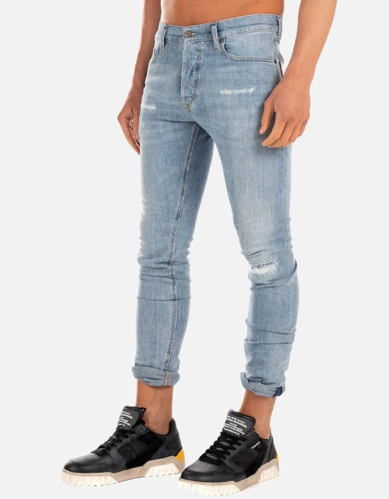 Tepphar-X Reinforced Denim Skinny Fit Light Blue Jeans