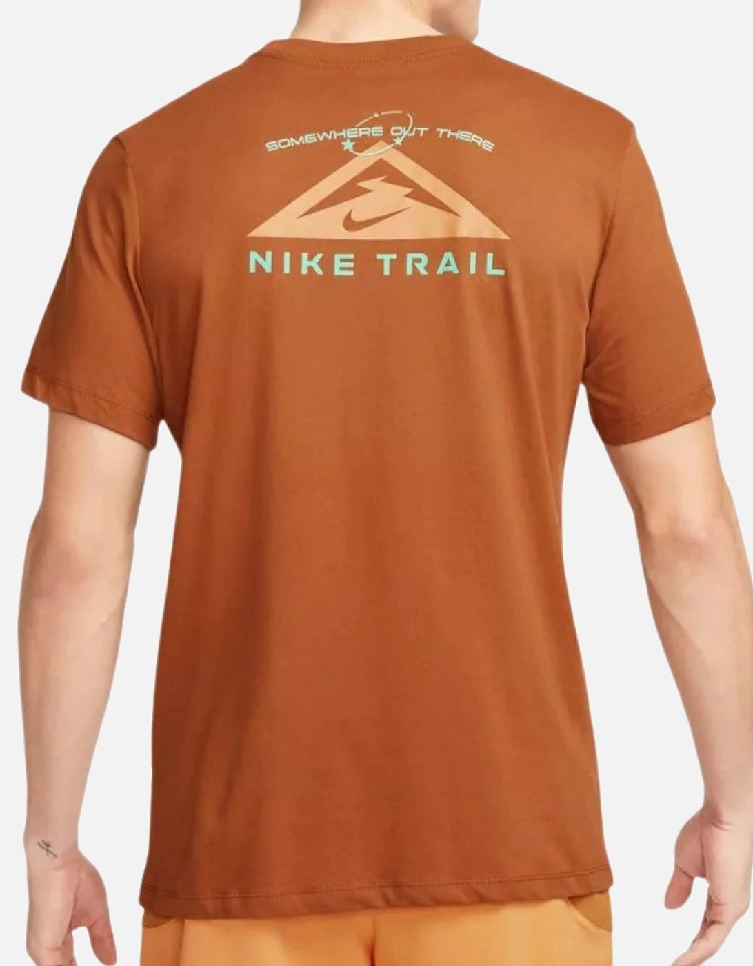 Mountail Trail Logo Brown T-Shirt