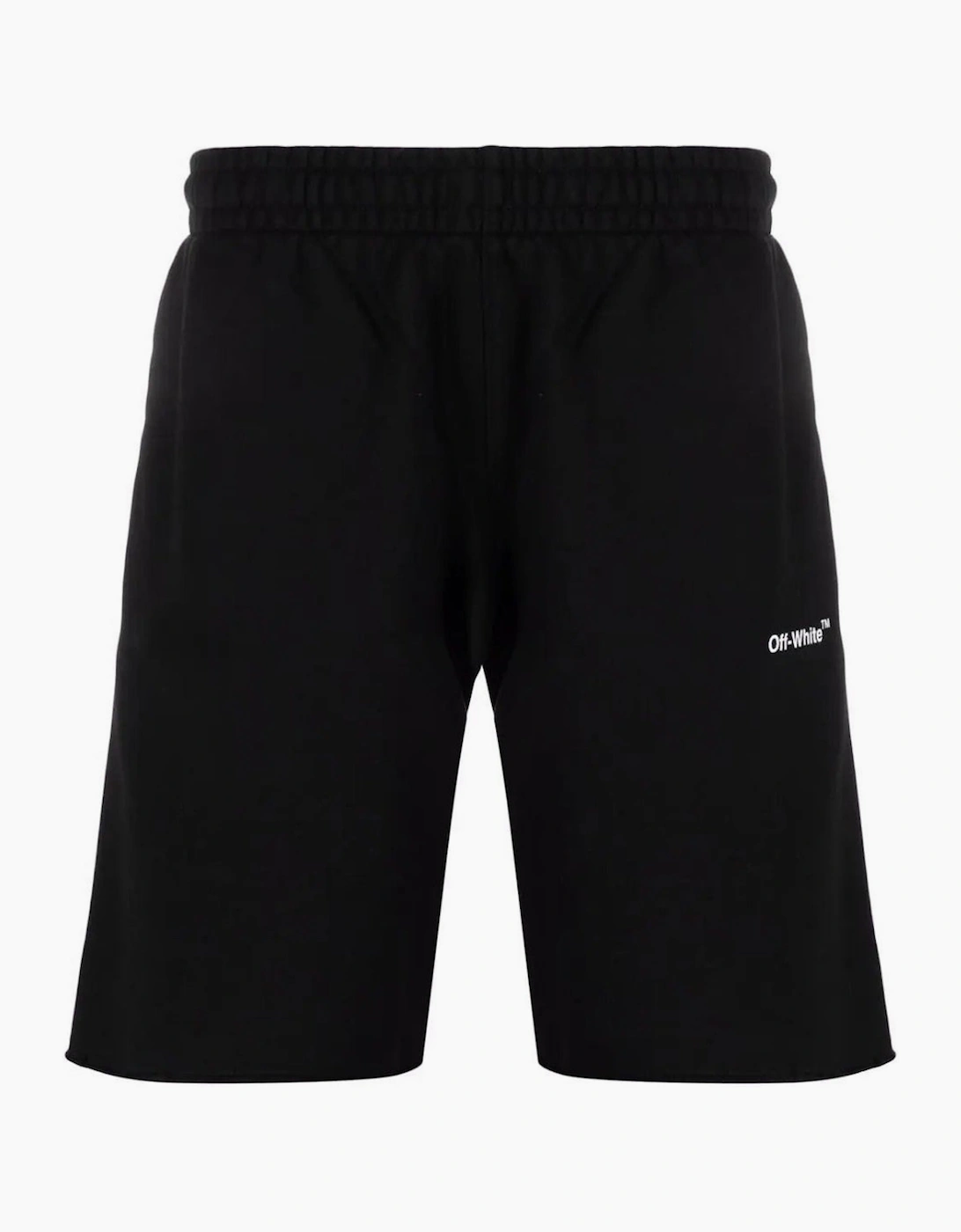 Men's Off-White Diag Helvetica Sweatshort Black - Size: 33/32/32