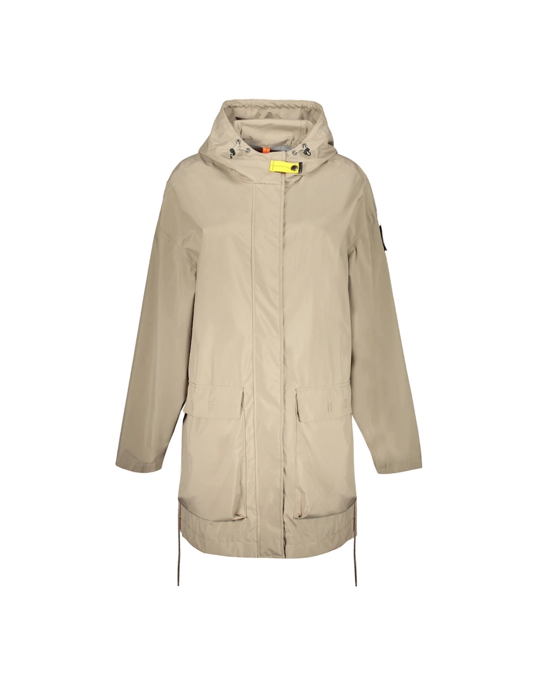 Women's Parajumpers True Beige Hooded Trench Jacket - Tan - Size: 10/8