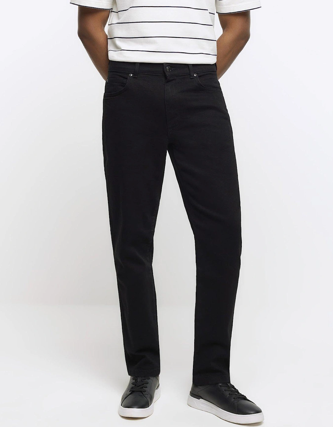 Tapered Fit Jeans - Black, 2 of 1