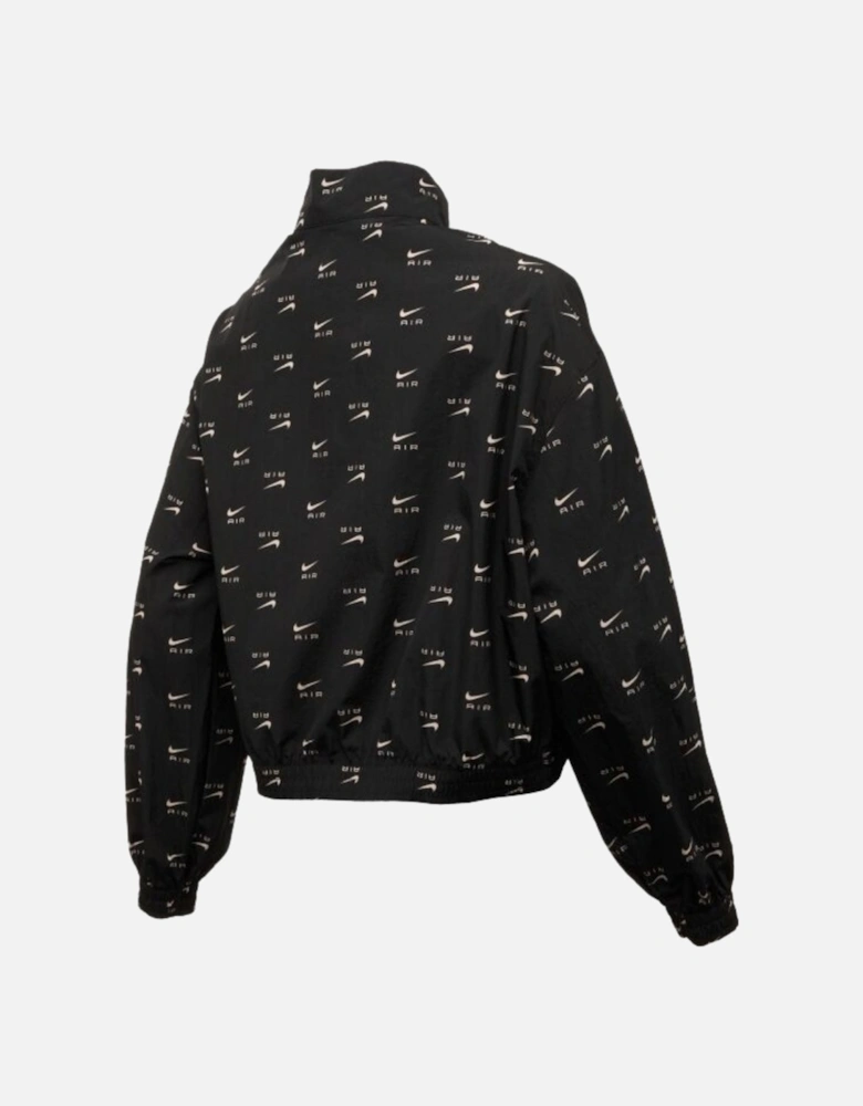 All-Over Logo Black Thin Jacket