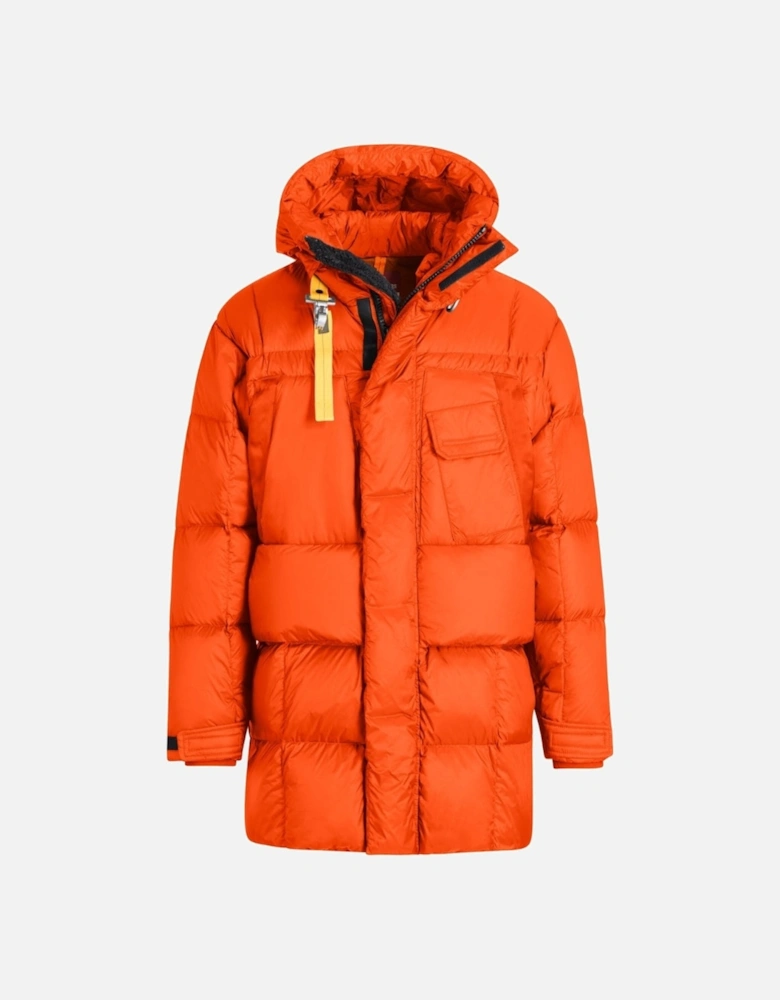 Bold Parka Long Orange Down Jacket