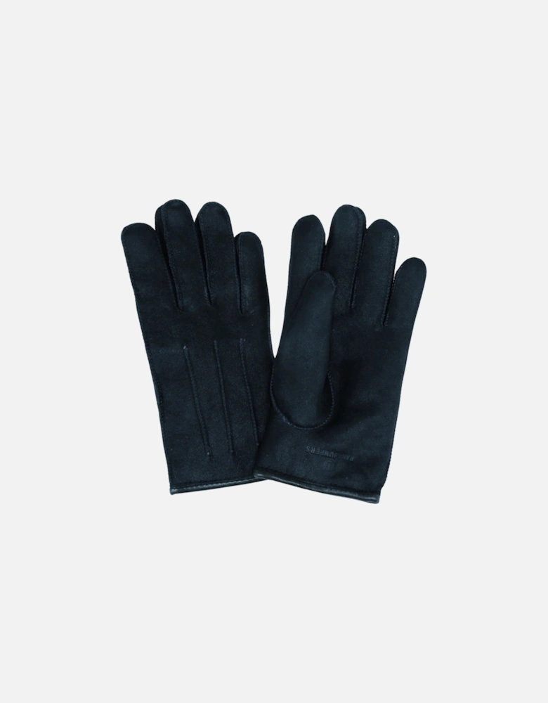 Shearling Blue Graphite Gloves