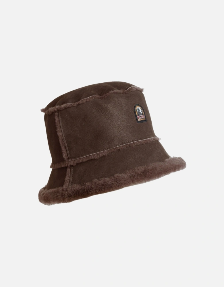 Shearling Bucket Brown Bucket Hat