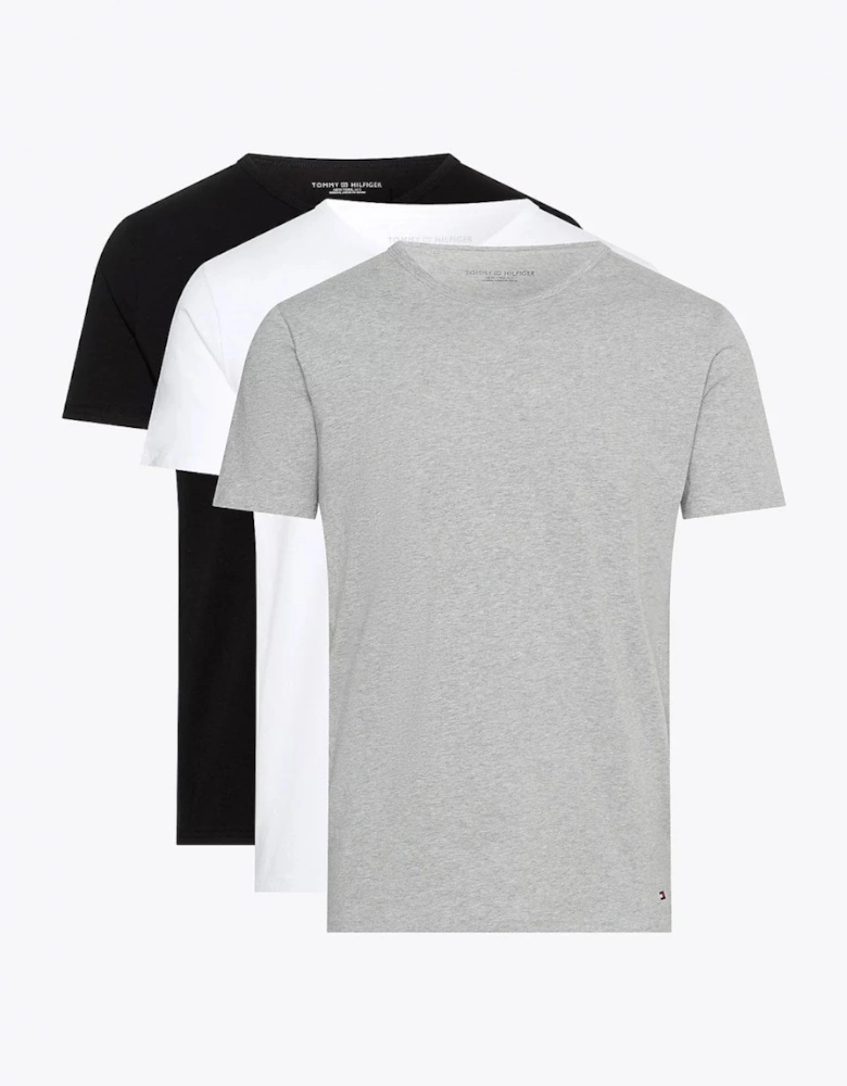 3 Pack Essential Mens Stretch T-Shirts