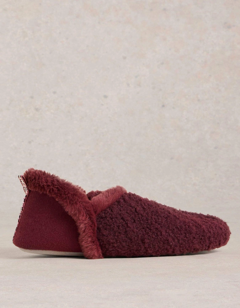 Reya Closed Back Slipper - Red