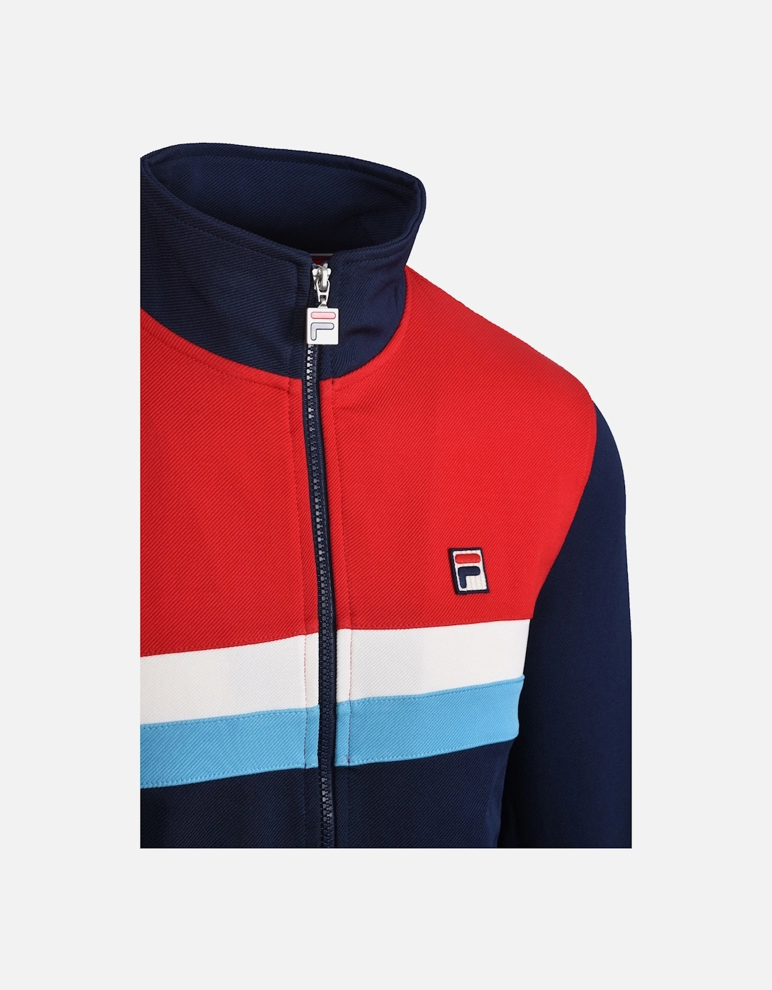 Vintage Didier Colour Block Track Jacket Navy