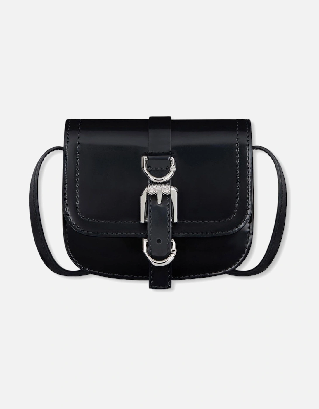 Small Neck Voyou Crossbody Bag Black, 8 of 7